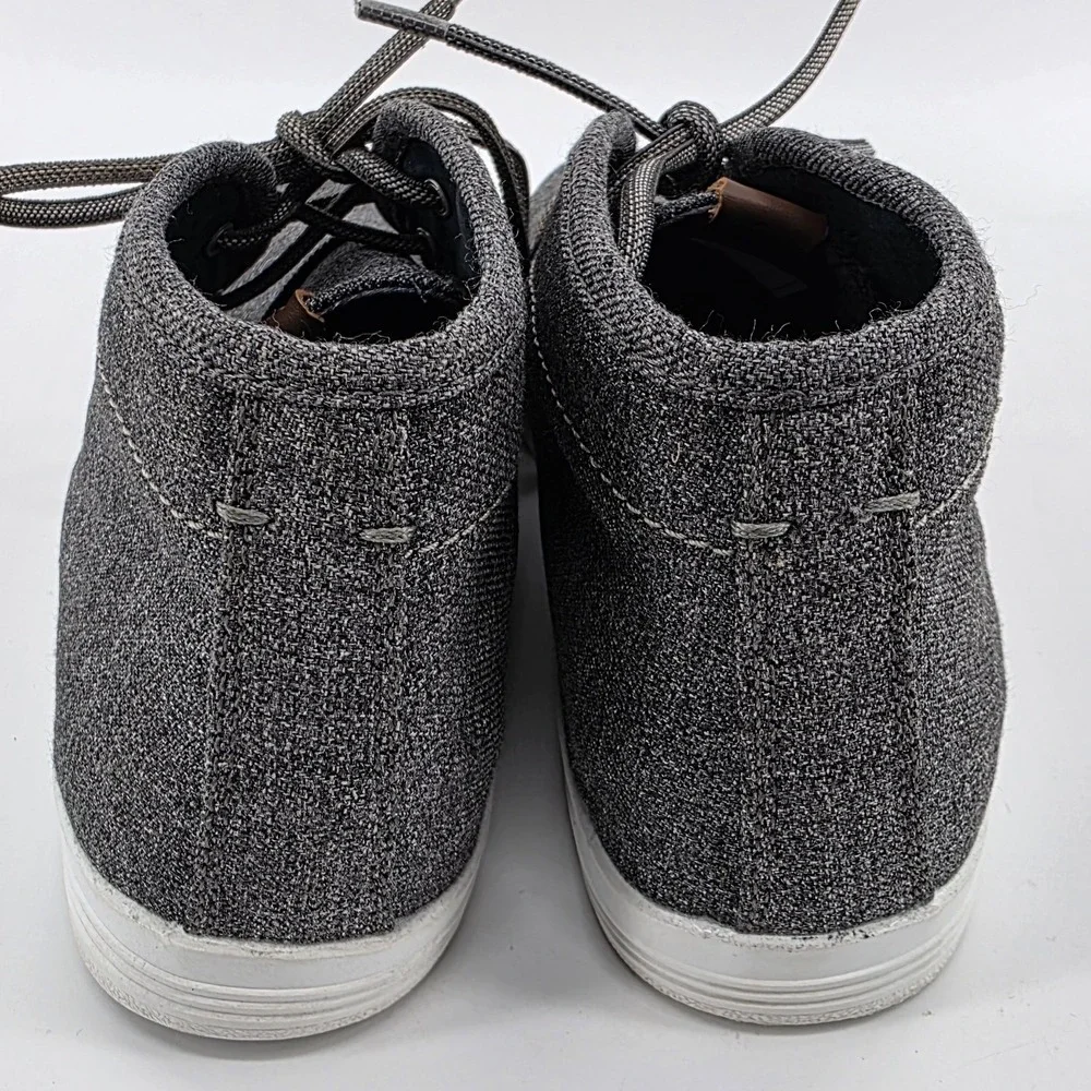 Ben Sherman Mens 8.5 Gray‎ Fabric Chukka Boots Casual Sneakers Rubber Outsole
